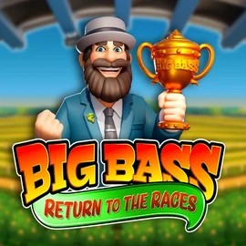 Big Bass Return to the Races by Pragmatic Play, showcased at vulkancasino.gr – game logo