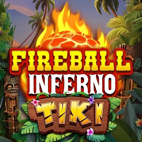 Fireball Inferno Tiki game by NetEnt – logo hosted on Vulkan Vegas Casino